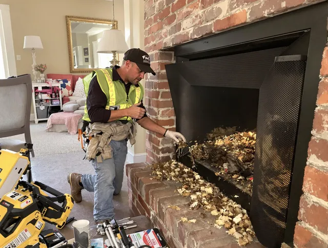 Safe screening installation by Country Club Chimney Sweep in Country Club, FL