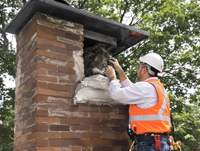 Humane removal of debris and animals by Country Club Chimney Sweep in Country Club, FL