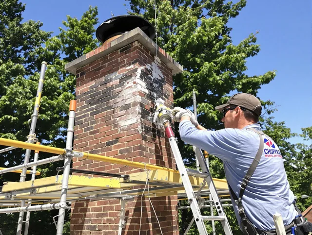 Structural chimney repair by Country Club Chimney Sweep in Country Club, FL