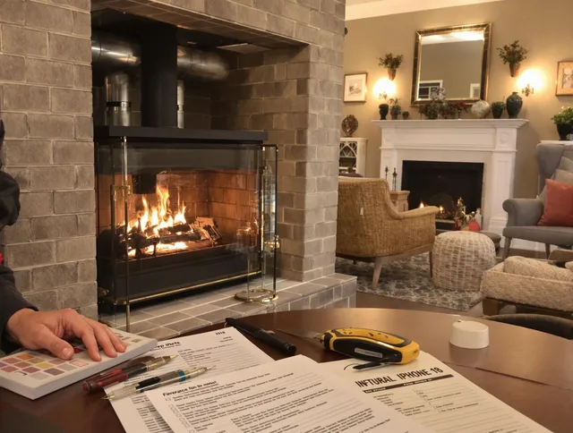 Country Club Chimney Sweep verifying fireplace safety measures in Country Club, FL