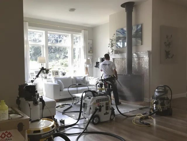 Soot removal service by Country Club Chimney Sweep for a fireplace in Country Club, FL
